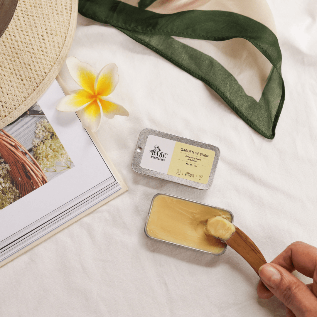 BARE NECESSITIES Garden of the Eden | Subtle Refreshing Fragrance | Solid Deodorant | No aerosol | No Artificial Fragrance