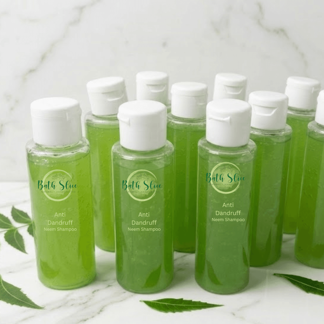 Bathslice Neem Shampoo | Natural Shampoo | Infused with Neem & Fennel | Anti-dandruff 