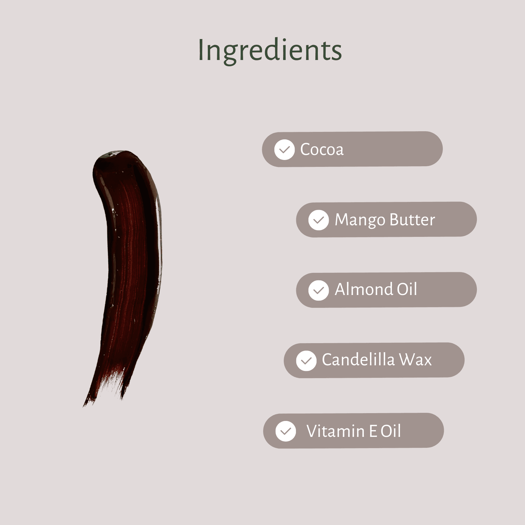 Lilo Naturals Choco Lip Balm | Intense Moisture Boost | Cocoa Butter | Candelilla Wax & Castor Oil | Healing & Repair 
